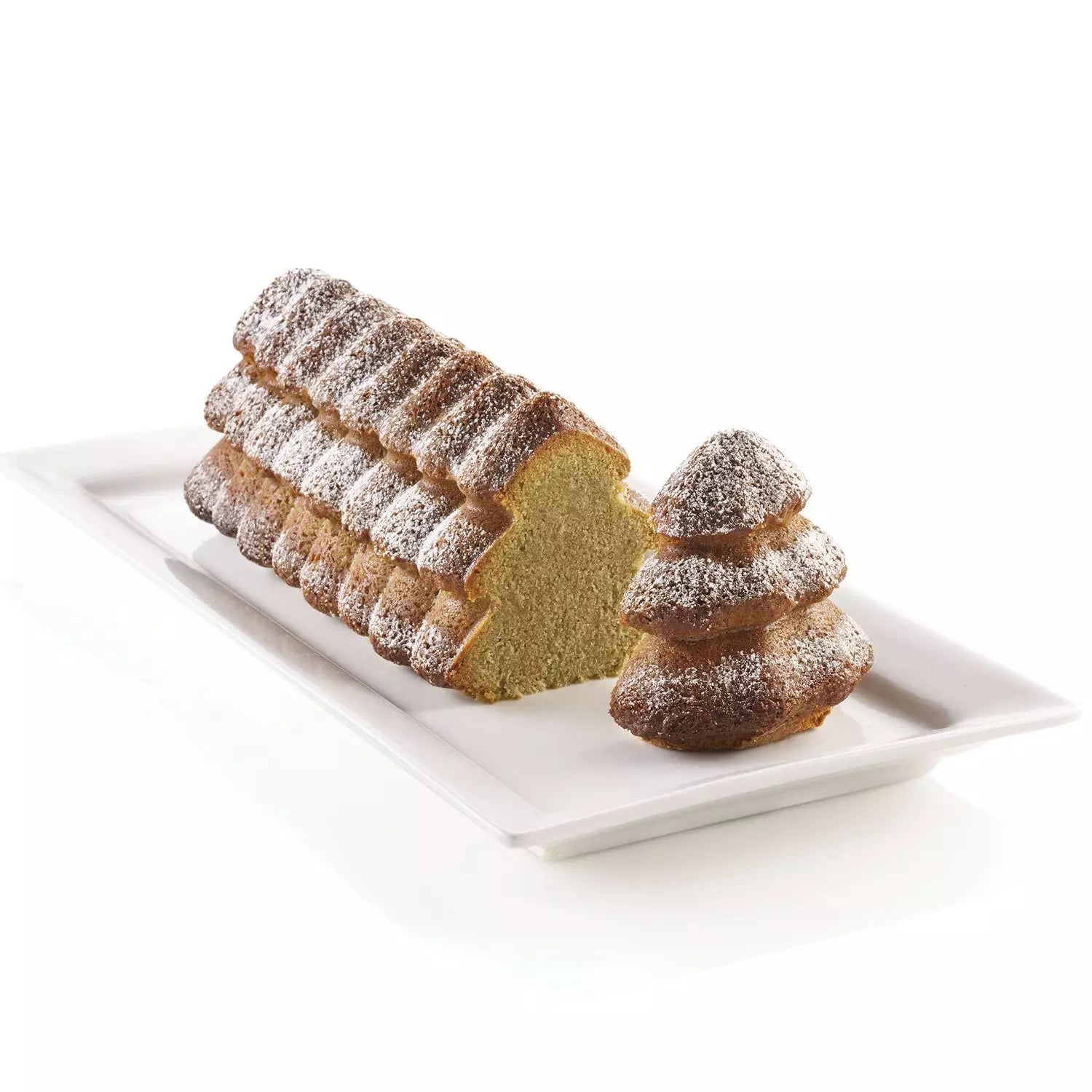 Moule bûche Sapin 250x89 H87 mm