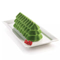 Moule bûche Sapin 250x89 H87 mm - Moule silicone - (Silikomart)