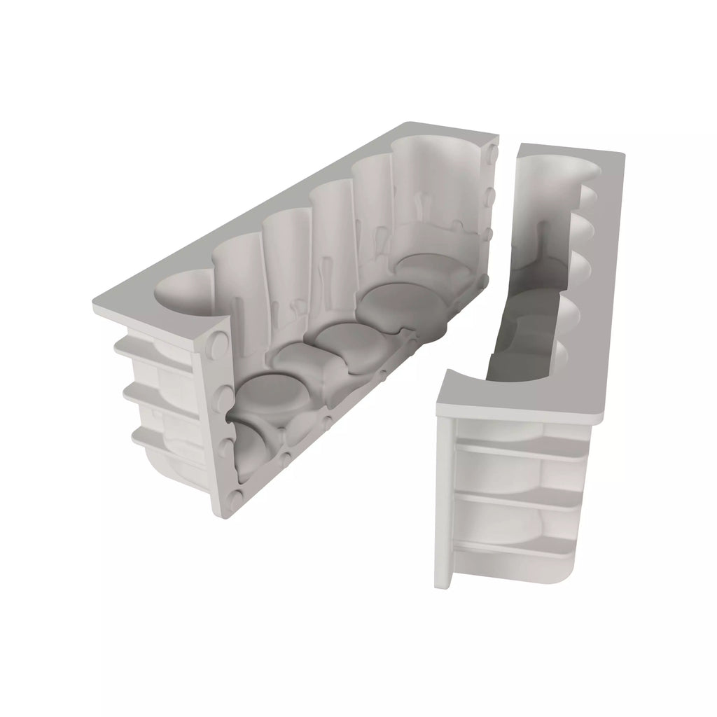 Moule silicone Bûche Lumière 219x89 H75 mm