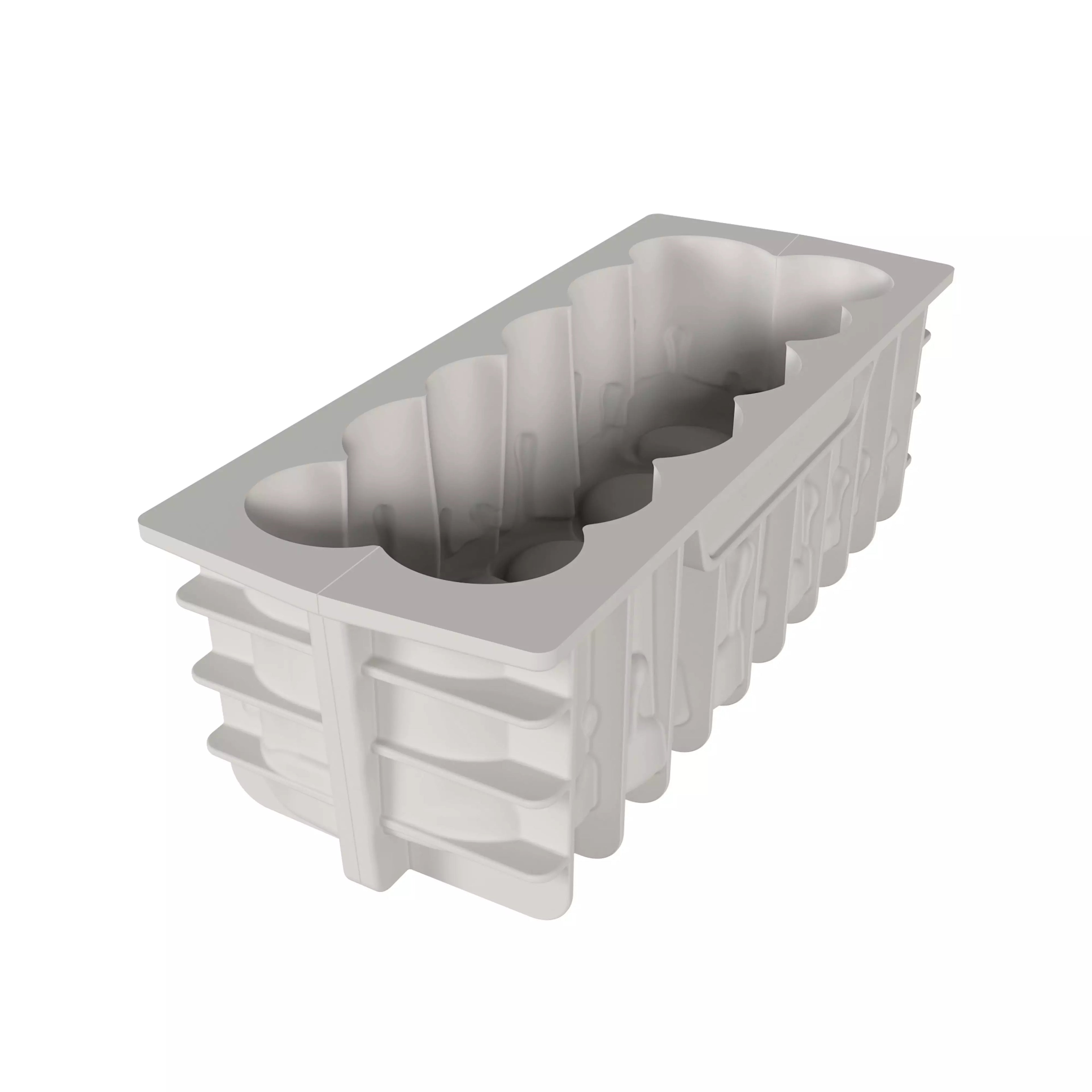 Moule silicone Bûche Lumière 219x89 H75 mm