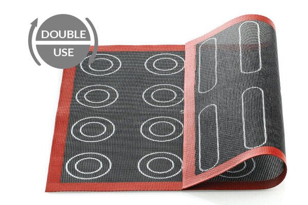 Lot De 2 Tapis De Cuisson Silicone 30x40cm - Réutilisables, Anti-Adhésifs, Micro-Perforés Pour Four Et Pâtisserie