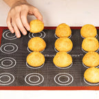 Tapis de cuisson éclairs /choux/macarons 300x400 mm