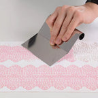 Coupe-pâte inox 120x120 mm