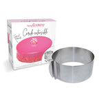 Cercle à pâtisserie ajustable 16–30 cm – Inox - Cercle pâtisserie - (ScrapCooking)